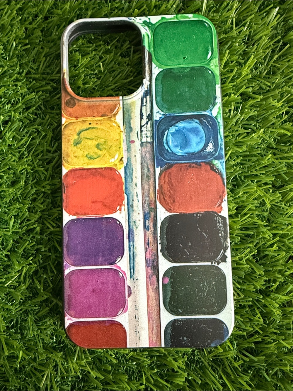 Watercolor Paint Palette iPhone 13 Pro Max Case - Colorful Art Design